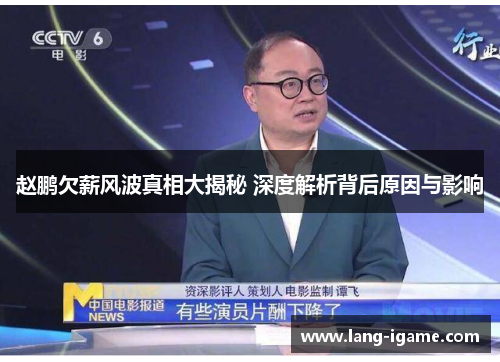 赵鹏欠薪风波真相大揭秘 深度解析背后原因与影响 赵鹏欠薪风波真相大揭秘 深度解析背后原因与影响